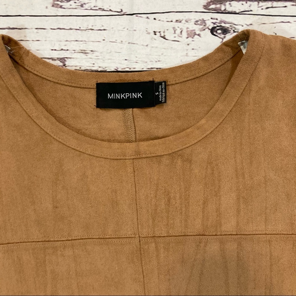 Minkpink faux suede shirt dress - Picture 9 of 9